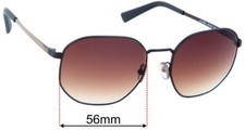 SFx Replacement Sunglass Lenses fits Armani Exchange AX 2036S - 56mm Wide