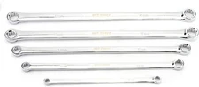 VCT 5pc Extra Long Double Box End Metric Chrome Vanadium Steel Wrench Set Tool