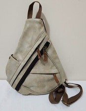 KL928 PU Leather Sling Bag - Small Crossbody Backpack, as Brand new