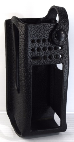 Motorola PMLN5838A Hard Leather Case Fixed Belt Loop XPR7550 XPR7550E DGP8550 - Zdjęcie 2 z 6