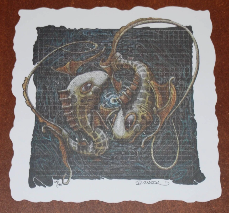 Robert Marx Print The Only Dance There Is Blotter Art S/# 150 Dead Tour 2000 - Image 2 of 4