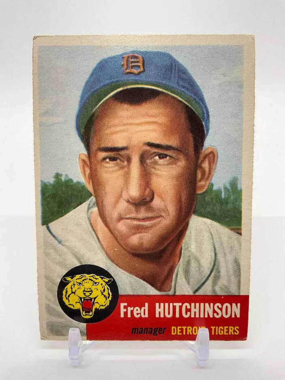 Fred Hutchinson 1953 Topps #72 Detroit Tigers GD
