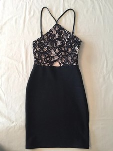 lipsy black halter neck dress