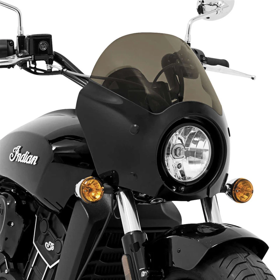 Carenado de café Memphis Shades para Indian Scout - negro MEM7361 Foto 2 de 4