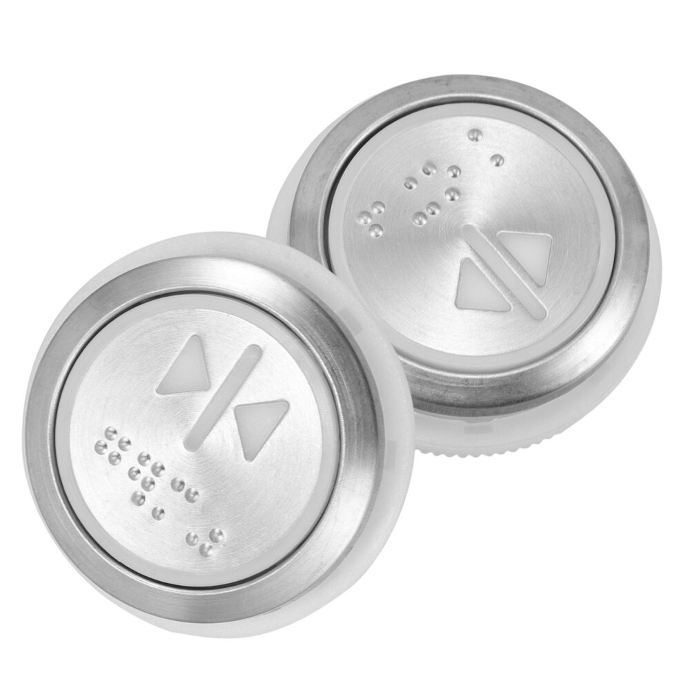6 Pcs Elevator Button with Braille Accessories Stainless Steel eBay