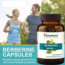 Himalaya Berberine for Balanced Support Digestion Immune System 90 Capsules