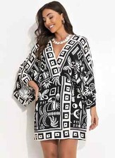 Farm Rio Brazil Tropican Scarf Short Dress Size M