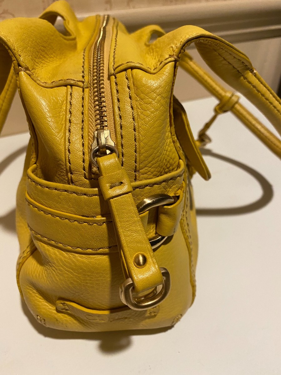 Vintage Cole Haan Leather Handbag Yellow | eBay Vintage Cole Haan Leather Handbag Yellow | eBay