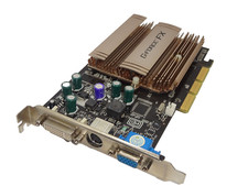 nVIDIA GeFORCE FX 5200 128MB DDR SDRAM AGP  GRAFIKKARTE DVI VGA TV-OUT  #GK9068
