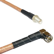 RG400 SMA FEMALE to SMA MALE ANGLE RF Cable FAST-SHIP LOT