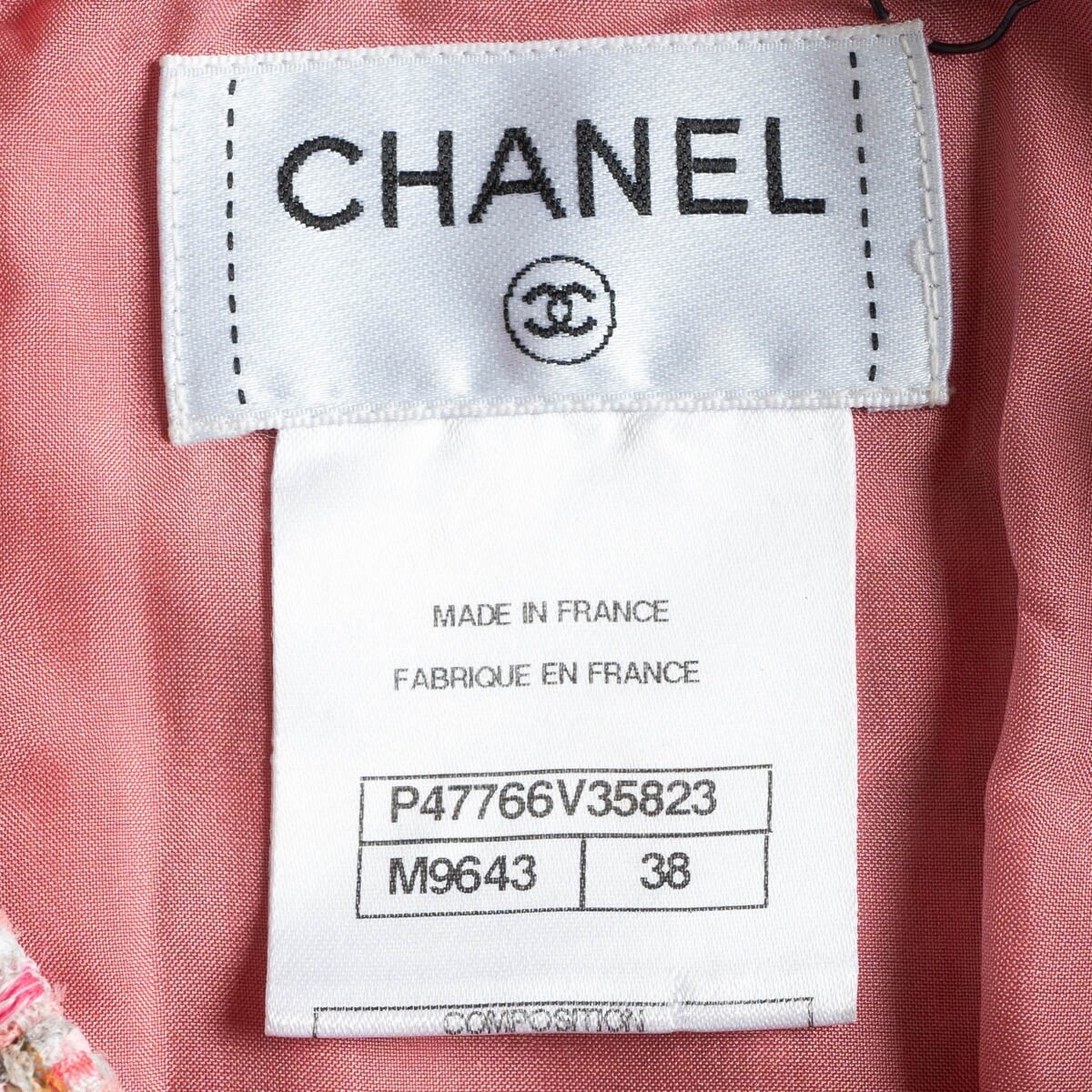 68266 auth CHANEL pink & multicolor 2014 14P TWEED Skirt 38 S | eBay
