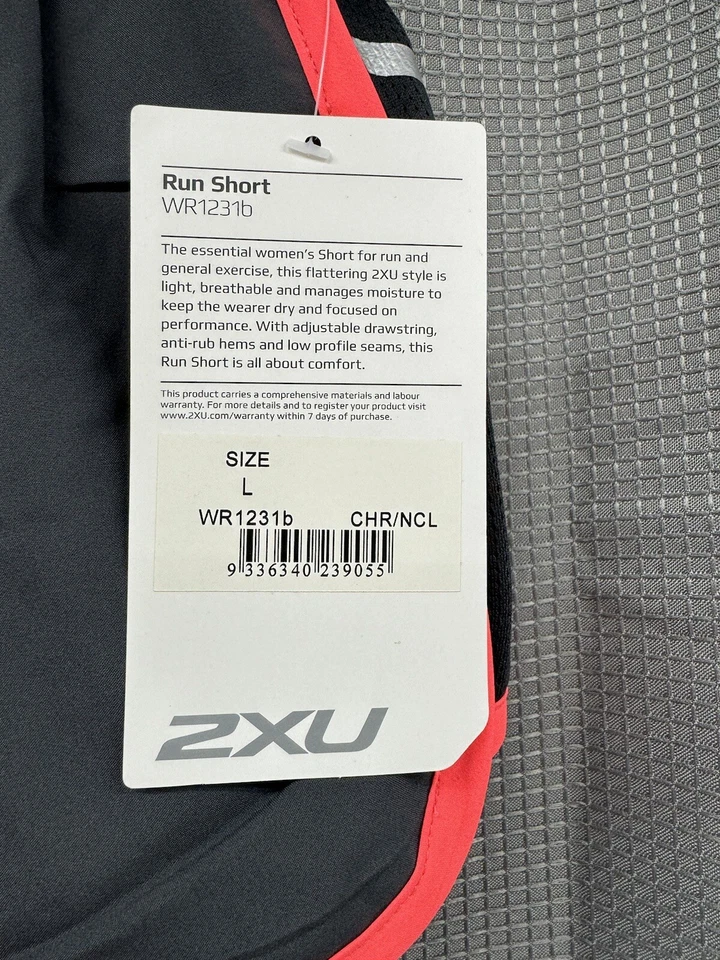 Pantalones cortos de running para mujer 2XU - WR1231b - carbón y rosa - talla grande - nuevos Foto 2 de 4