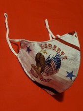Patriotic American Flag Adjustable Face Mask
