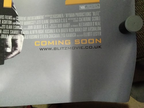 Blitz Pre-Release UK Quad Cinema poster Jason Statham - Picture 4 of 6