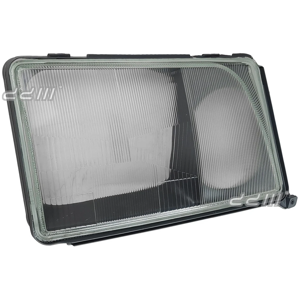 Lente de cristal del faro delantero derecho apta para Mercedes-Benz W124 E320 E420 1994-1996 Foto 2 de 4