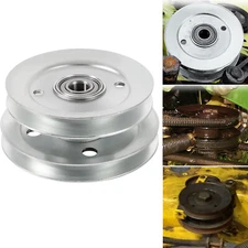 AM133924 Double Deck Drive Belt Tightener Pulley for John Deere 48" and 54" Deck