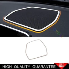 For Benz C~Class 2015~2021 Sliver Titanium Dashboard Speaker Frame Cover Trim 1*
