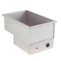 Elektro- Bain Marie-EinbaugeräT Edelstahl Wasserbad Gn 1/1, 2 Kw Neu