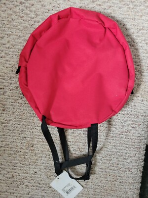 Sac Papier Kraft NORDIK Rouge/blanc Poignées Papier Naturel Oeillet De Fermeture 3573250029680