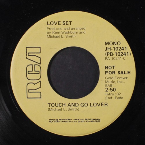 LOVE SET: touch and go lover / mono RCA Victor 7" Single 45 RPM - Picture 2 of 2