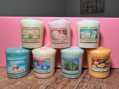 Rare Yankee Candle Easter Votive Lot Konvolut Spring Happy Bunny Cake Marshmallow