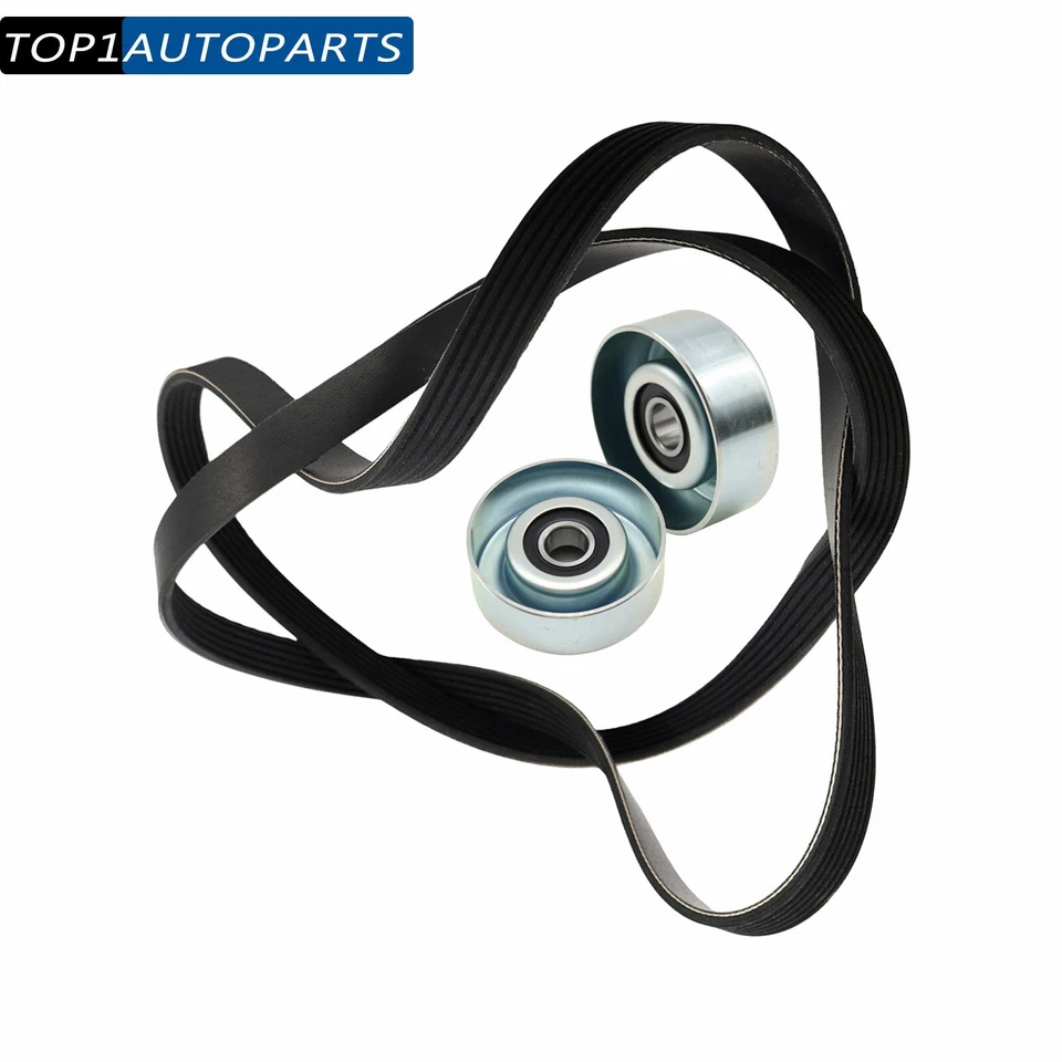 Kit de correa serpentina y polea loca para Subaru Impreza Crosstrek 2012-2015 2,0 L EE. UU. Foto 3 de 4