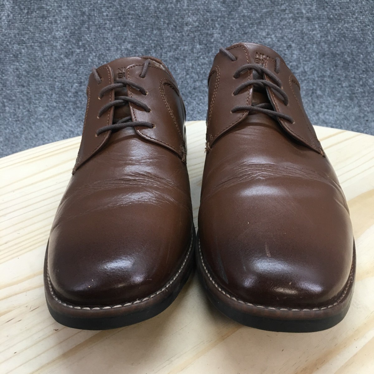 Nunn Bush Baxter Oxford Brown Leather Dress Shoes Mens 11.5 NEW Comfort Nunn Bush Shoes Mens 10.5 M Baxter Oxford Dress 81086 Brown  main image 4