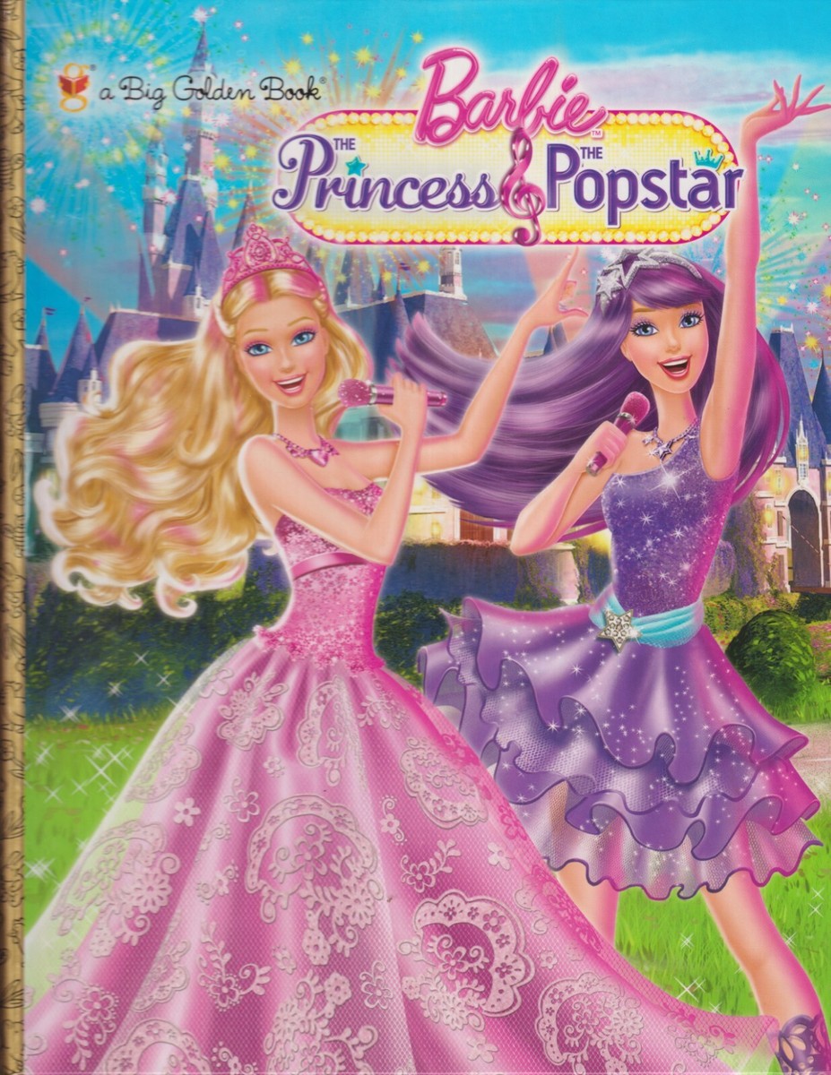 Barbie Princess and the Popstar by Kristen Depken (A Big Golden