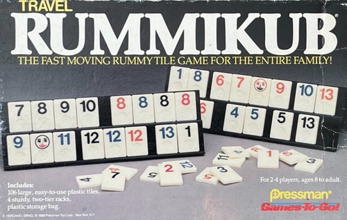 Rummikub Miniature Travel Tiles Individual Replacement 1 Inch Tall Pieces - 1988 - Picture 6 of 6