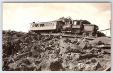 [E6] Postcard Unused,  Mount Washington Cog Railway Train