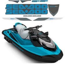 Seadoo Gti Se 170 2020 Graphics Decal Sticker Kit Blue Grey