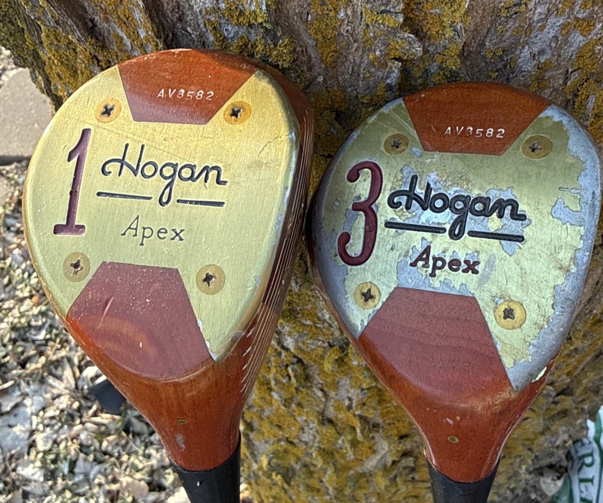 Hogan Apex Driver 1 & 3 Woods Apex Steel Original Shafts RH. Free