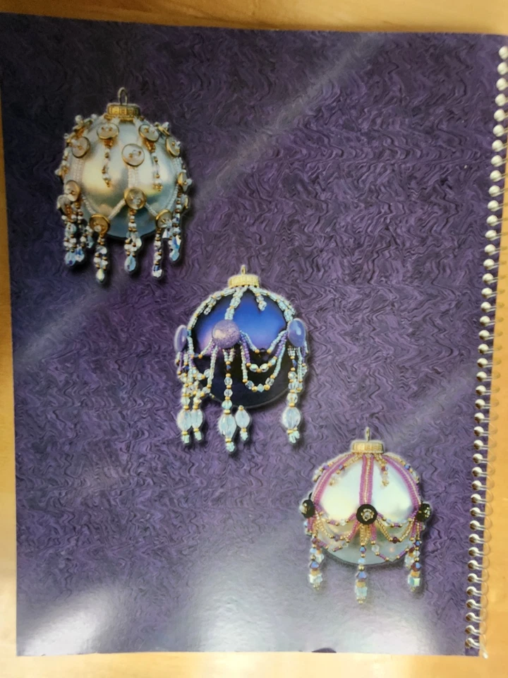 The Beadecked Ornaments by Laura Jansen, Book 2, patterns to bead weave, 1999 - Image 2 of 2