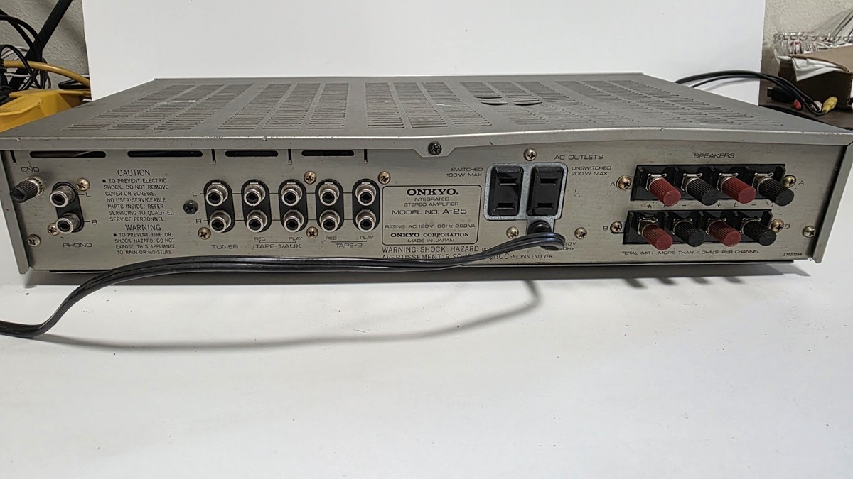 Onkyo A-25 Integrated Stereo Amplifier | eBay