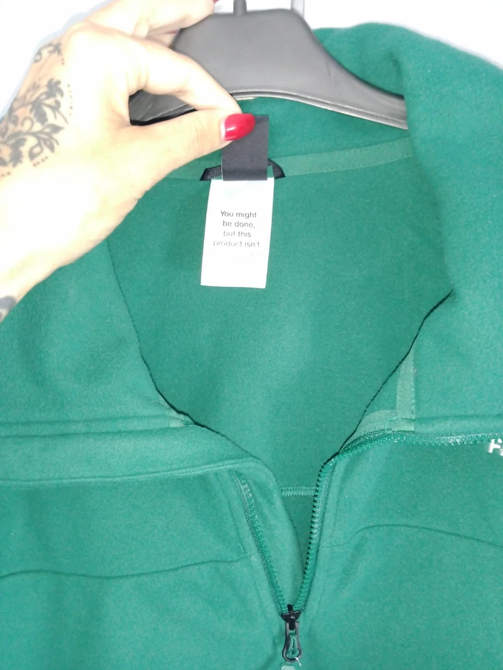 The North Face Glacier 1/2 Zip Fleece  Green XL Womens (New) - Image 3 of 4