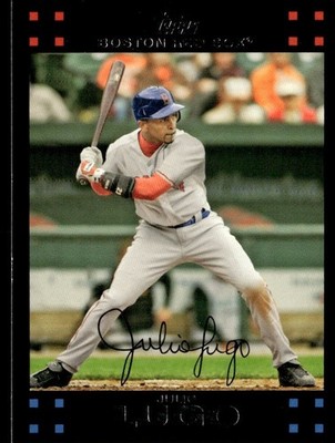 2007 Topps Boston Red Sox Julio Lugo Boston Red Sox #BOS4