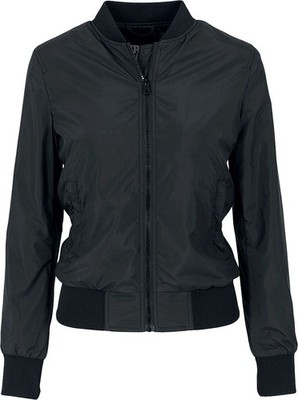 Urban Classics Übergangsjacke Damen Ladies Light Bomber Jacket schwarz
