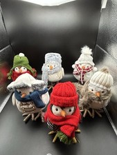 Target Wondershop Birds Lot Of 6 Birds 2016,2017,2018 & 2019 Winter Attire!