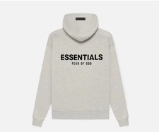 NEW Fear of God Essentials Hoodie Light Grey  Dark Grey  Black   XS-XL 