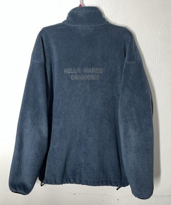 Helly Hansen Chamonix RARE Fleece Full-Zip Jacket Embroidered Outerwear Men Sz M