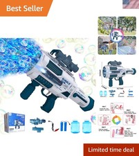 Automatic Gatling Bubble Gun,That Produces Thousands of Bubbles per Minute, S...