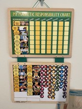 Melissa and Doug Children Responsibility Chart With Dry Erase Board And Magnets