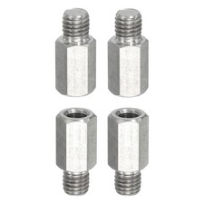 4Pack M10x10mm Male to M8x20mm Female Thread Spacer Standoffs Screws