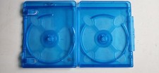 USED Standard 12mm Replacement 2-Disc Blu-ray Case with Wavy Outer Sleeve