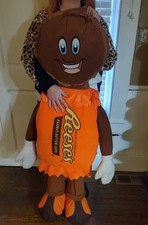 HUGE 55" INCH HERSHEY PARKS Souvenir PLUSH DOLL Reeses Chocolate Candy Toy Prize