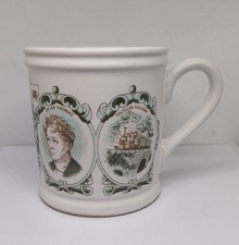 Denby Pottery mug Wales Regional Series Dylan Thomas, Talyllyn Railway