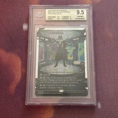 Secluded Starforge Fracture Foil 0392 Mythic, MTG Edge Of Eternities GM BGS 9.5