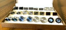 12 Pairs of cufflinks for Men _Versatile variants to match wardrobe_HOLIDAY_GIFT