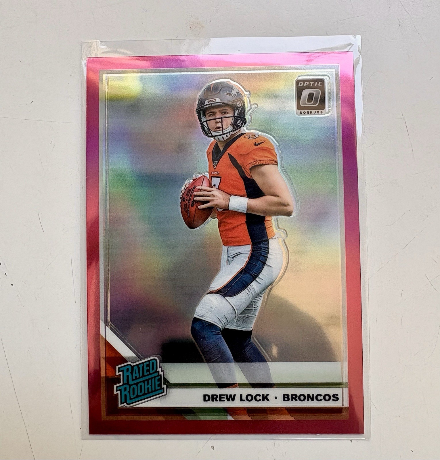 Drew Lock Panini Donruss Optic #153 Pink