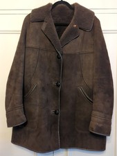 VINTAGE RARE NURSEYS REAL SHEEPSKIN COAT MADE IN ENGLAND